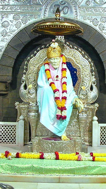 Sai Baba, temple view HD phone wallpaper
