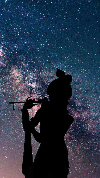 Lord Krishna, Space, Spritual, REET, Dwarka, India, Kanha HD phone wallpaper