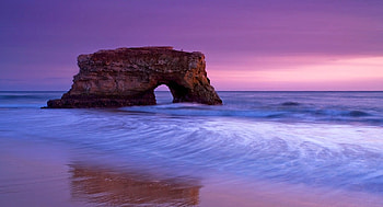 Natural bridges, colorful, sky, water, beauty HD wallpaper