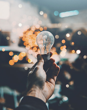 Glare, Hand, Miscellanea, Miscellaneous, Light Bulb, Electricity HD phone wallpaper