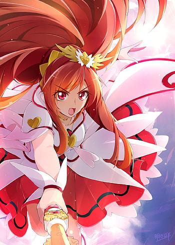 Glitter Force, Cure Ace, Pretty Cure art, Fanpop HD phone wallpaper
