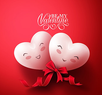 Happy Valentine's Day!, valentine, white, red, card, heart HD wallpaper