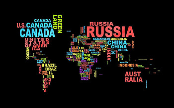 Miscellanea, Miscellaneous, Country, Map, Peace, World, Countries HD wallpaper