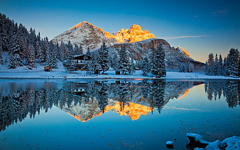 Misurina Lake Reflections, nature, reflections, lake HD wallpaper