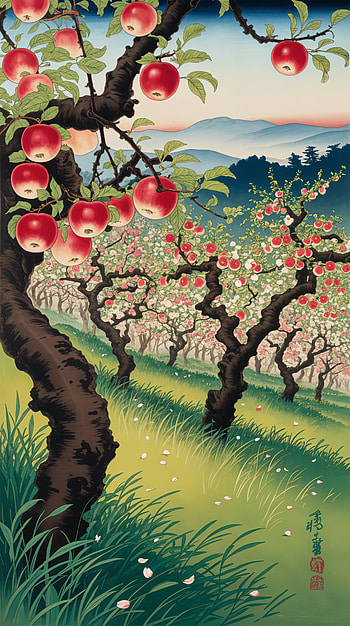 Sunlit Apple Orchard — , apple, blossom HD phone wallpaper