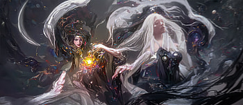 The void, girl, art, fantasy, evgeny romanov, void HD wallpaper