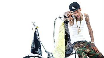 Wiz Khalifa, Hip-hop artist, Rap tattoo, Music icon HD wallpaper