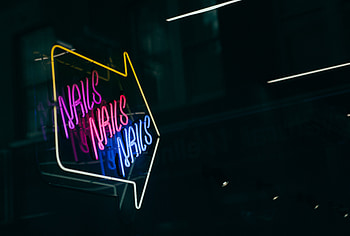 Arrow, Words, Backlight, Illumination, Sign, Signboard HD wallpaper