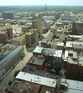 Downtown Springfield Illinois, Springfield Illinois travel, Illinois travel fun, Travel downtown HD phone wallpaper