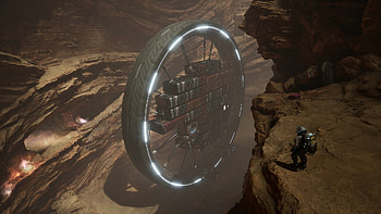 The Alters Video Game : Mysterious Portal in Canyon Scene, video game, The Alters HD wallpaper