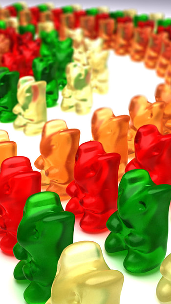 Gummy Bears, Lumia 2520 , Chewy treat, Nokia tablet background HD phone wallpaper