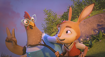 Die Haschenschule, Egg theft, Animation HD wallpaper