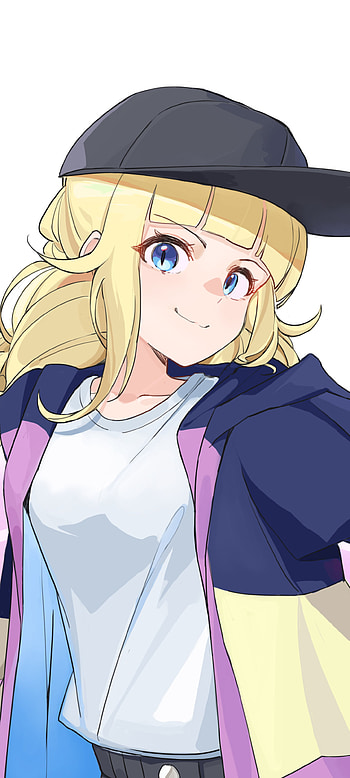 Paripi Koumei, tsukimi, eiko, blonde, girl, anime HD phone wallpaper