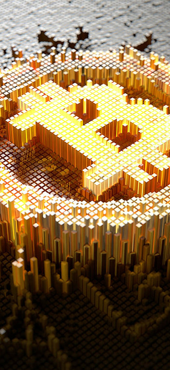 Bitcoin X , Bitcoin, background HD phone wallpaper