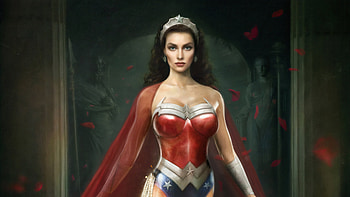 Wonder Woman Girl, wonder-woman, superheroes, artist, artwork, digital-art HD wallpaper