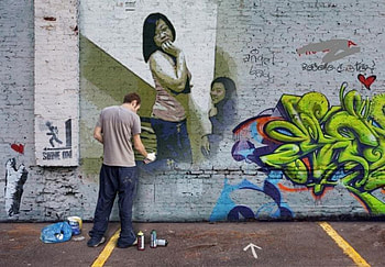 hand of artist, me, art, smile, peace, spray, pace HD wallpaper