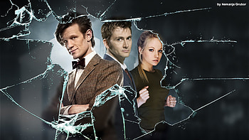 ... Doctor Who broken glass by ngrubor HD wallpaper