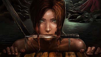 Lara Croft Art, lara-croft, tomb-raider, games, artwork HD wallpaper