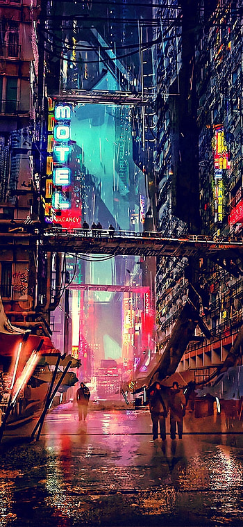 Ghost in the Shell, Cyberpunk HD phone wallpaper