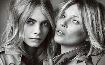 Cara Delevingne, Kate Moss HD wallpaper