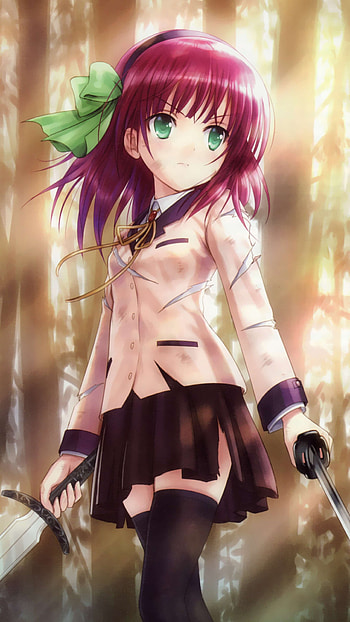 Angel Beats!, Yuri Nakamura, Kawaii Mobile HD phone wallpaper