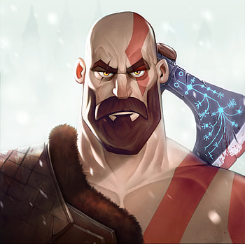 Kratos New Art, kratos, god-of-war, games, ps-games, artwork HD wallpaper