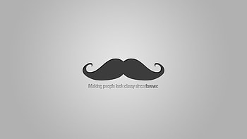 Galaxy Mustache, Kawaii vibes, Cute , Whimsical backgrounds HD wallpaper