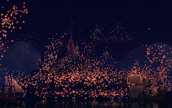 Backgrounds Tangled Lanterns HD wallpaper