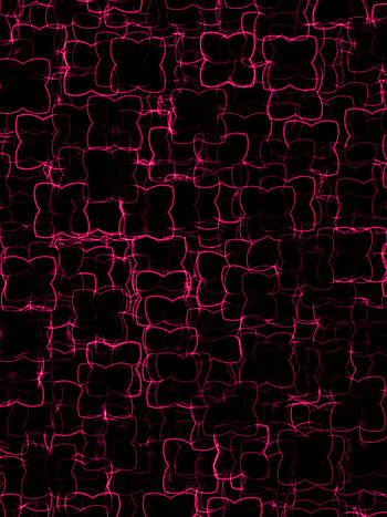 Minimal, dark, fractal, overlapping pink grid HD phone wallpaper