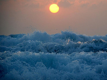 Oceans, sole, natura, aqua HD wallpaper
