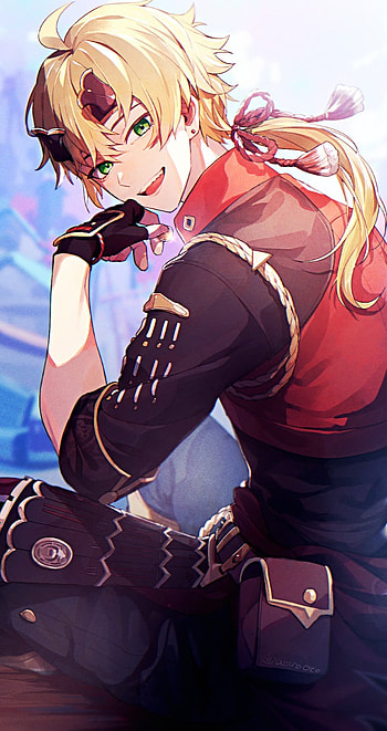 Thoma, genshin, fanart HD phone wallpaper