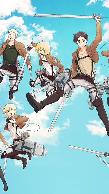 Family of attack on titan, anime HD phone wallpaper
