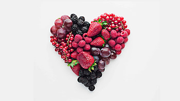 Fruit heart, U HD wallpaper