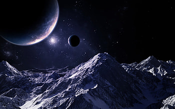 Landscape, Planets, Universe HD wallpaper