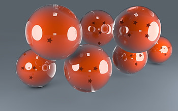 3D, Smooth, Form, Glass, Balls, Plastic HD wallpaper