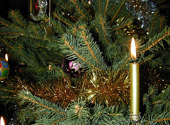 Holidays, Toys, Holiday, Needles, Christmas Tree, Tinsel, Candle HD wallpaper