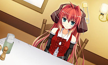 Momiji Satomura, fortissimo, anime girl, anime, red HD wallpaper