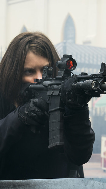 Lauren Cohan, Mile 22, Movies, Action HD phone wallpaper
