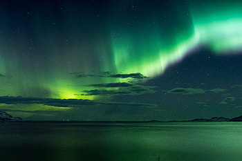 Green Aurora Boreali , northern-lights, nature, aurora HD wallpaper