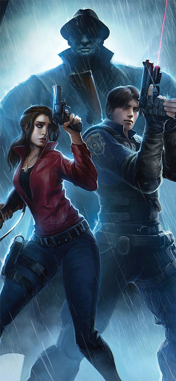 Leon S. Kennedy, Resident Evil, Claire Redfield, Chris Redfield HD phone wallpaper