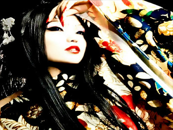 Blinded, beautiful, oriental, asian, exotic HD wallpaper