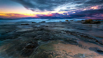 Sea Landscape Long Exposure , landscape, sea, nature HD wallpaper