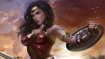 Art Wonder Woman Latest, wonder-woman, superheroes, artist, artwork, digital-art HD wallpaper