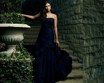 mysterious, blue, sexy, hot, beautiful, dress, dark, babe, pretty, fantastic, amazing, lovely HD wallpaper