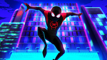 Miles Morales Up, spiderman, superheroes, artwork, artist, digital-art, artstation HD wallpaper