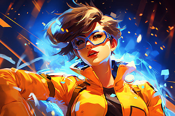 Tracer, Overwatch 2690x1800 HD wallpaper
