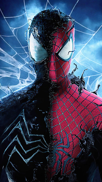 Spider-Man with the symbiote, 7 HD phone wallpaper
