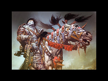 Paladin, horse, fantasy, game, warrior HD wallpaper