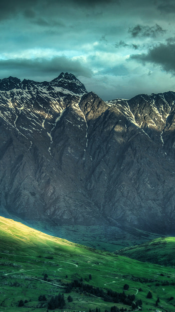 New Zealand , Mountain island, Sky and clouds, Nature foliage HD phone wallpaper