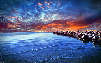 Baltic Sea, nature, sea, ocean HD wallpaper